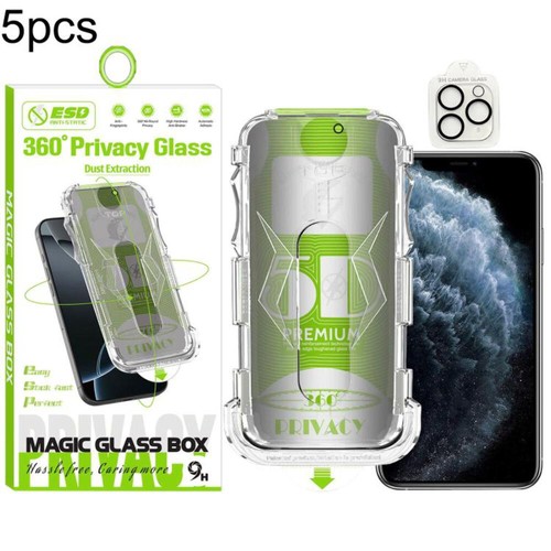 5pcs curved easy install - 5d,